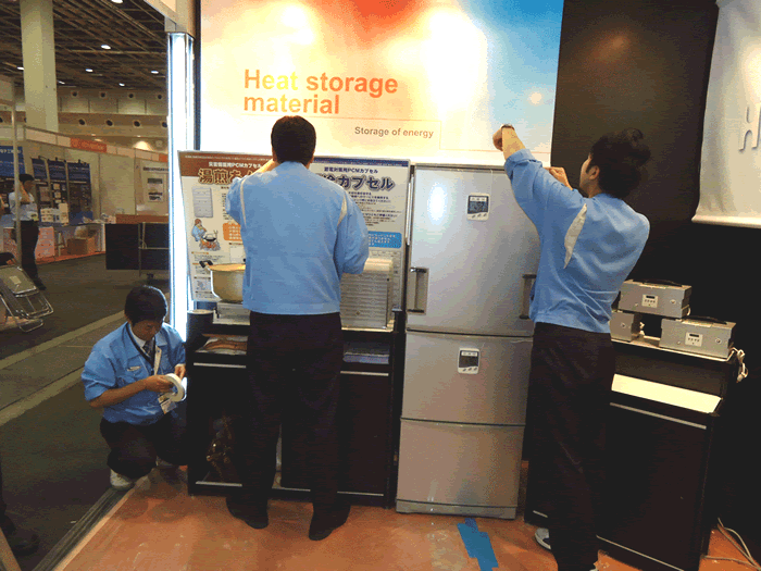 中小企業展　搬入風景